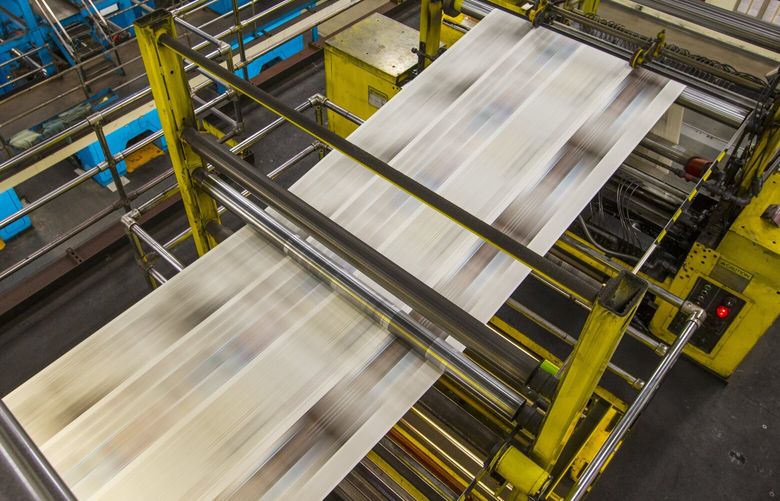 The Seattle Times North Creek printing facility in Bothell Washington. The facility prints other publications including USA Today. 
  204944
