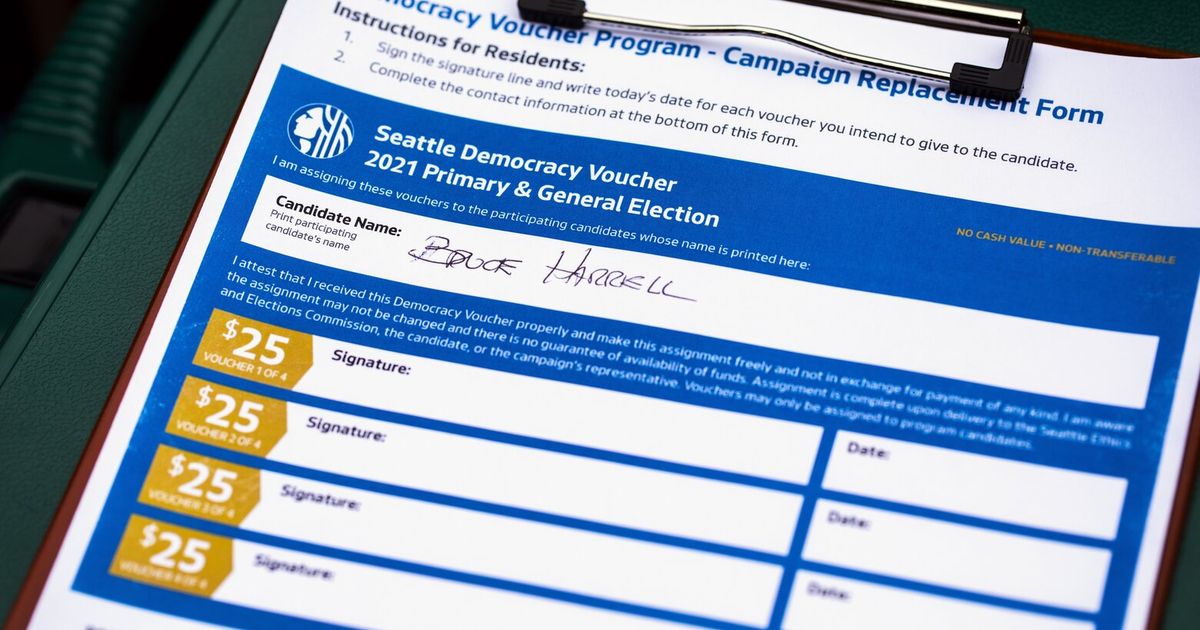 Mayor Harrell proposes renewing Seattle’s unique democracy vouchers ...