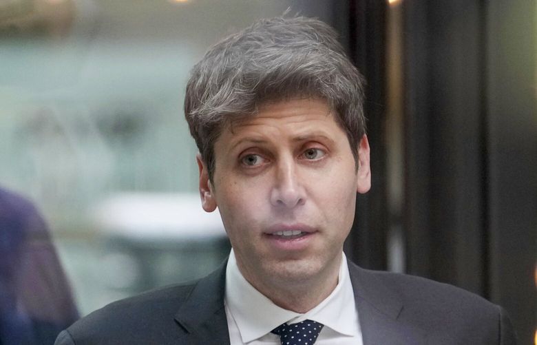 Sam Altman, CEO of OpenAI, at Station F, during an event on the sidelines of the Artificial Intelligence Action Summit in Paris, Tuesday, Feb. 11, 2025.