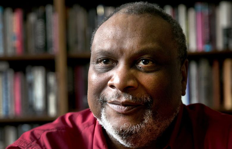 University of Washington history professor Quintard Taylor sits in his office at Smith Hall on Tuesday, January 10, 2016, in Seattle. Taylor is the founder of blackpast.org, which is the most visited website on African-American history in the world. 200257