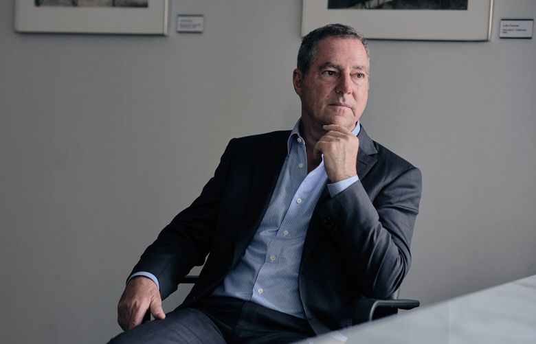 FILE – Brad Karp, chairman of the law firm Paul Weiss, in Manhattan on Nov. 7, 2023. Karp detailed the firm’s agreement with President Donald Trump in an email  to employees on Thursday, March 20, 2025. (Carly Zavala/The New York Times) XNYT0725 XNYT0725