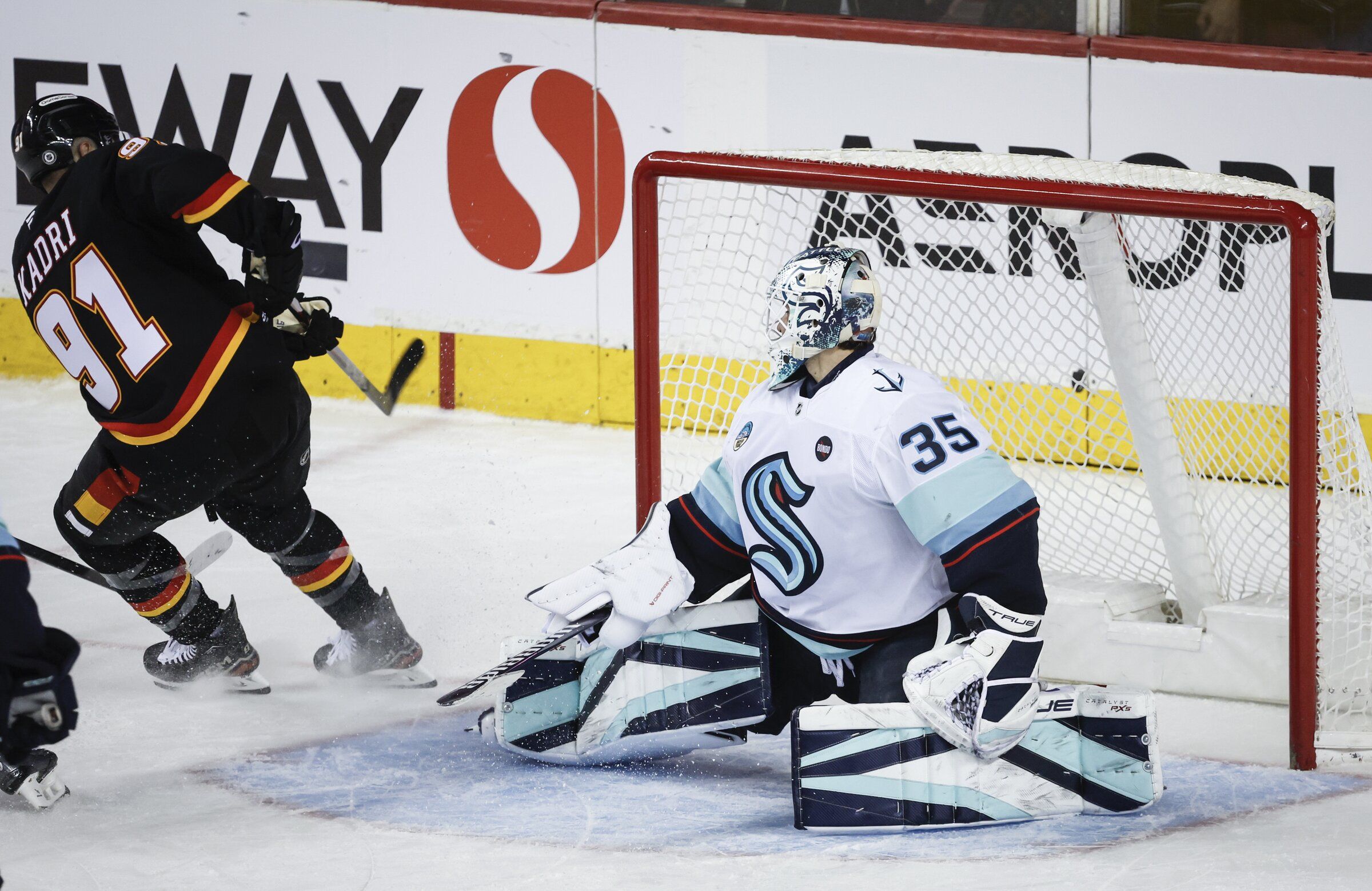 Seattle Kraken fall to Flames in overtime after furious finish