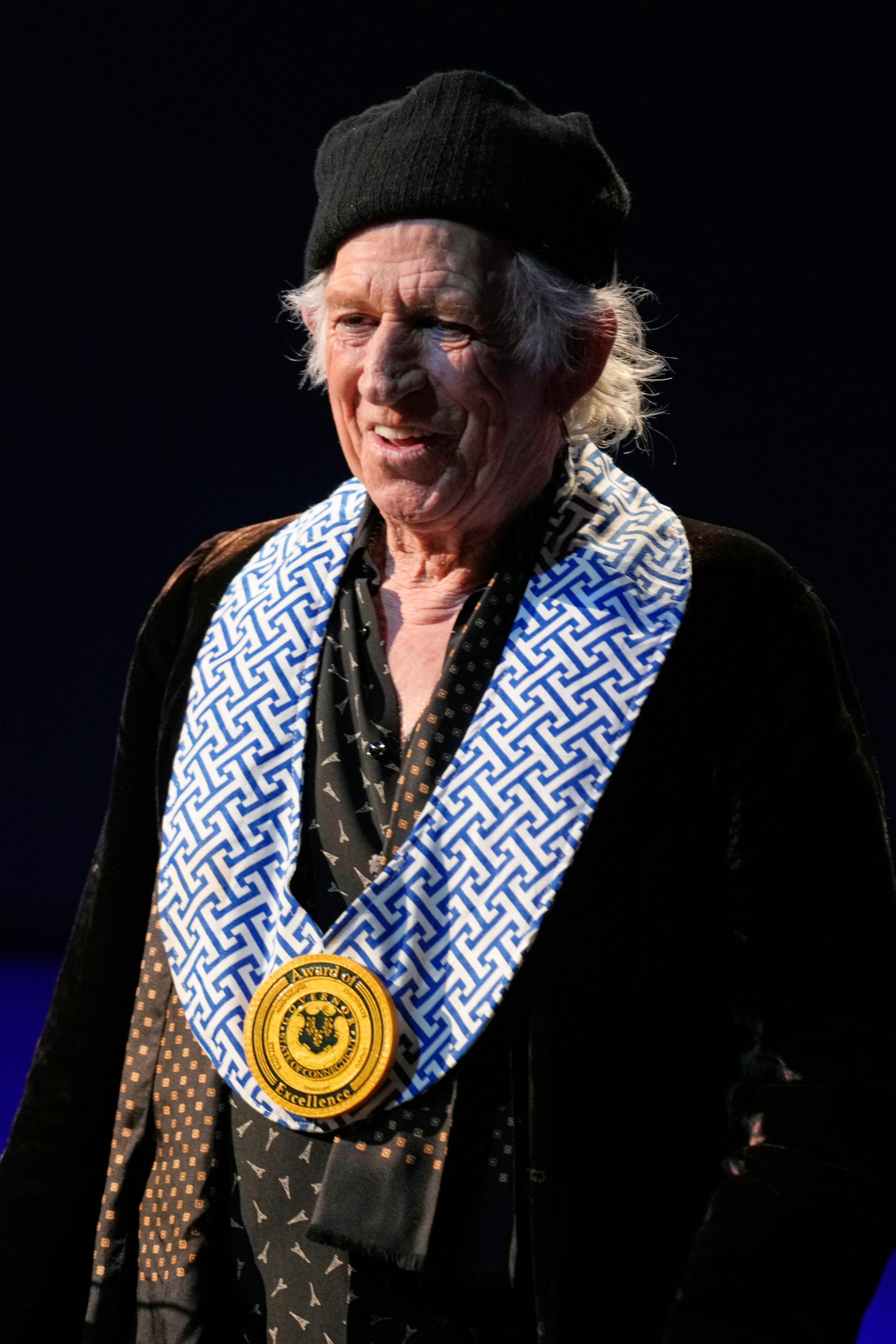 Keith Richards gets some satisfaction from new award honoring