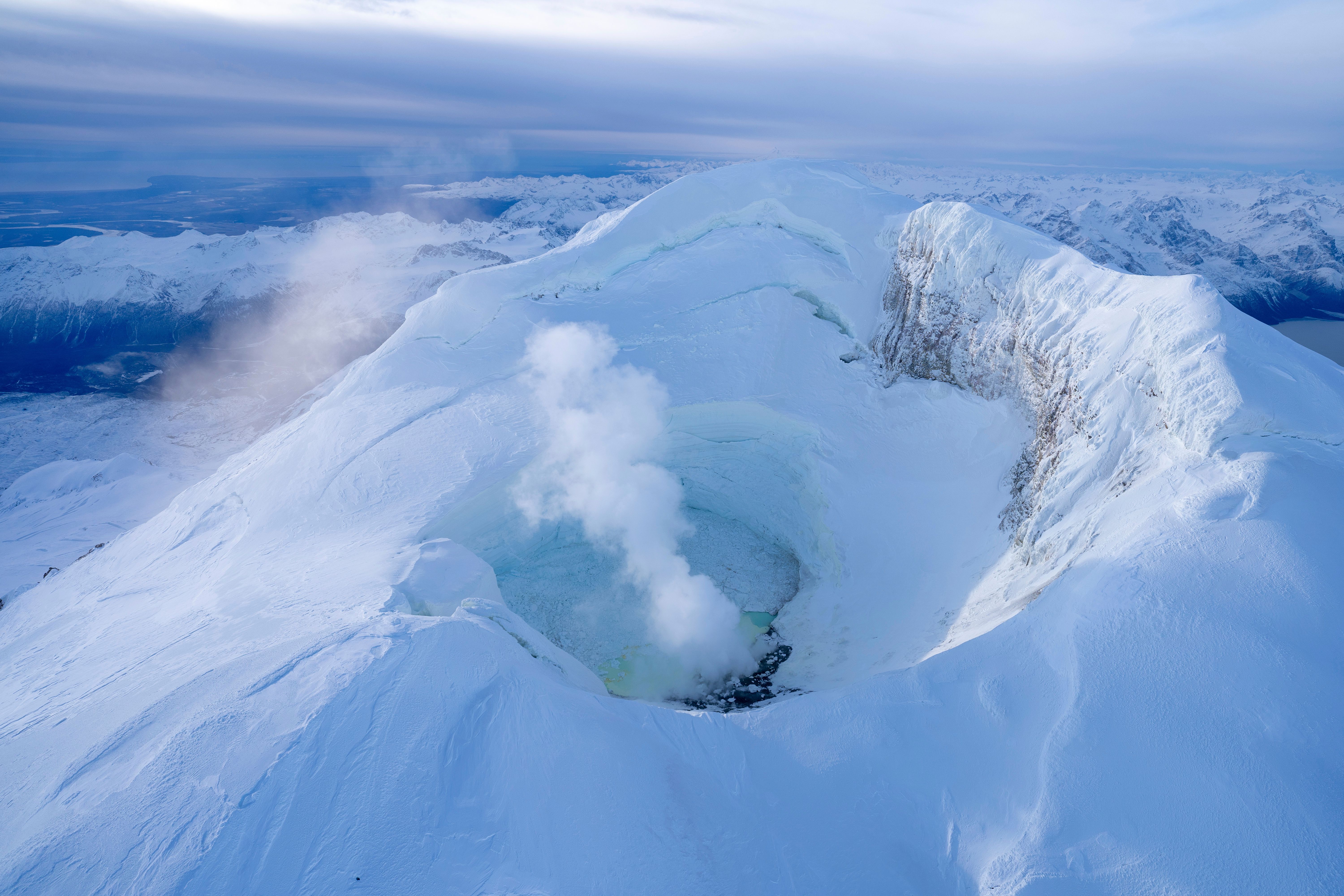 A volcano near Alaska's largest city could erupt in the coming