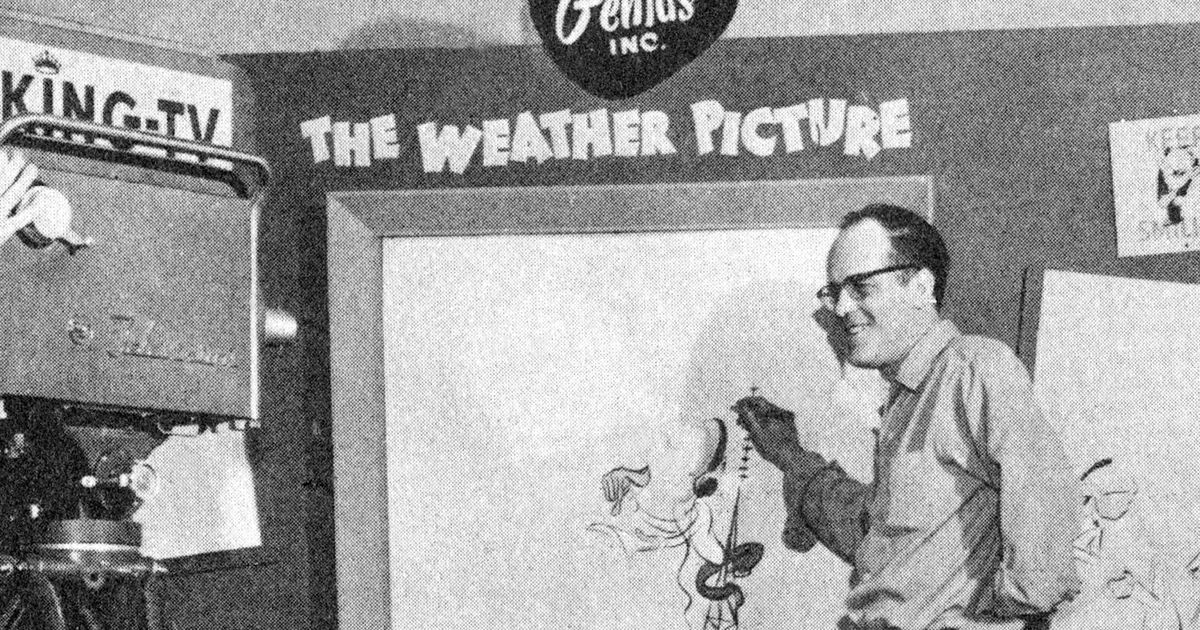 When a cartooning Seattle TV weatherman brought the forecast to life ...