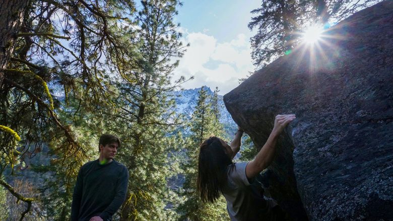 The Leavenworth area offers great bouldering options within a couple hours drive of Seattle. (Courtesy Steven Varni)