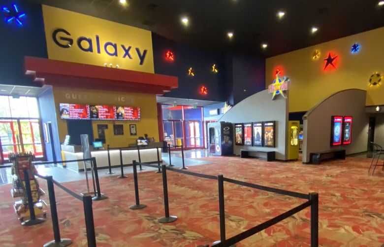 The Galaxy Monroe is as vast as outer space — you could put another entire moviehouse in the lobby!
