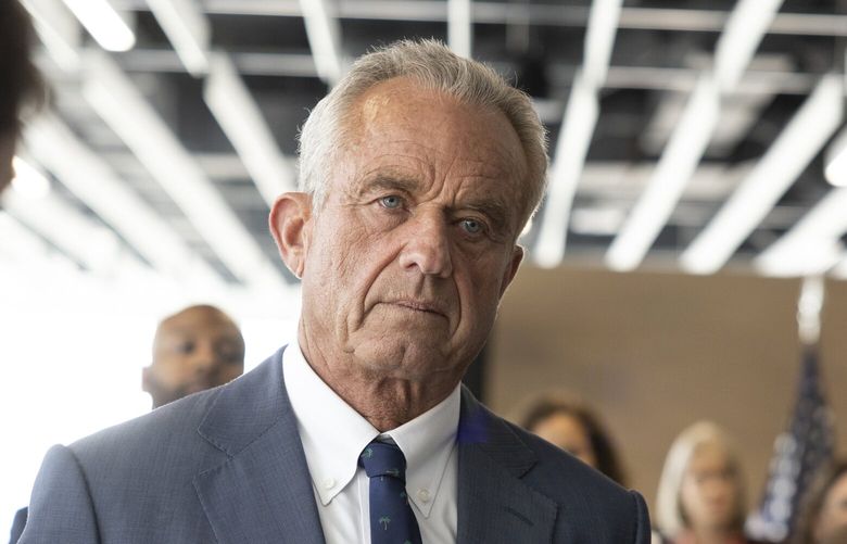 Health Secretary Robert F. Kennedy Jr. visits University of Utah to discuss Utah’s new fluoride ban and food additives legislation, Monday, April 7, 2025, in Salt Lake City. (AP Photo/Melissa Majchrzak) XMM110 XMM110