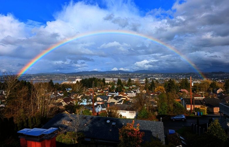 *** ONE TIME USE ONLY – READER’S LENS ***

Michael Herrick
+18456162368
HERRICKX2@GMAIL.COM
Bryn Mawr, WA

From my roof deck in Bryn Mawr (Unincorporated area of King County)	3/28/25. Taken with a Pixel 8 on -.6 zoom. The rainbow is arching over Boeing’s Renton final assembly plant during yesterday’s dark and gloomy weather.  Maybe a good omen for Boeing.

I accept
3/29/2025 21:02:56
w2b3km6n0soco7rs6kxw2b3khpvxg7iu