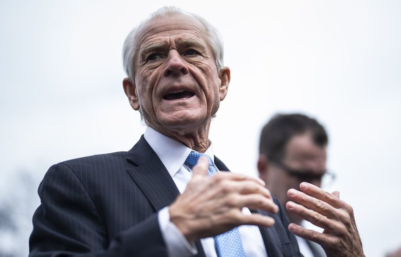 White House senior counselor Peter Navarro. MUST CREDIT: Jabin Botsford/The Washington Post