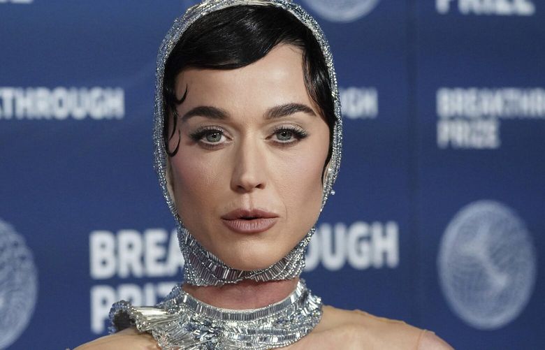 FILE – Katy Perry arrives at the 11th Breakthrough Prize Ceremony on Saturday, April 5, 2025, in Los Angeles. (Photo by Jordan Strauss/Invision/AP, File) GAAK501 GAAK501