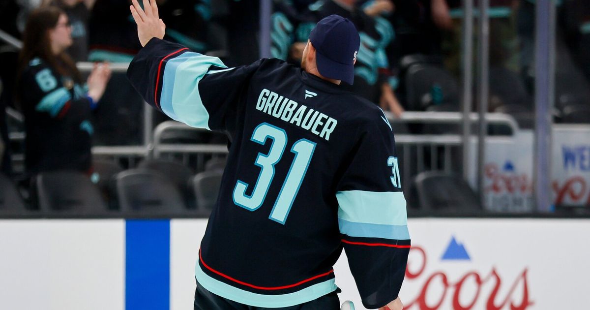 Photos: Kraken lose to Kings in last season game, 6-5 | The Seattle Times