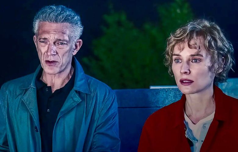 Vincent Cassel and Diane Kruger in “The Shrouds.”