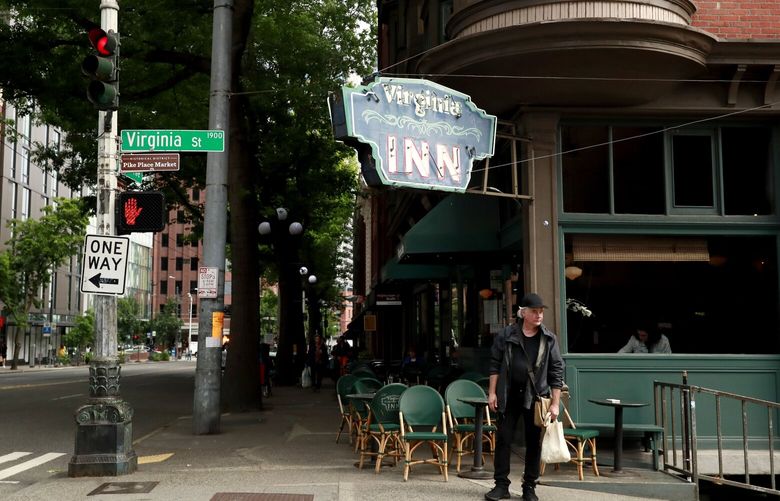 The Virginia Inn, located at 1937 1st Ave, offers a happy hour from 4-6 p.m. in Seattle. 210384