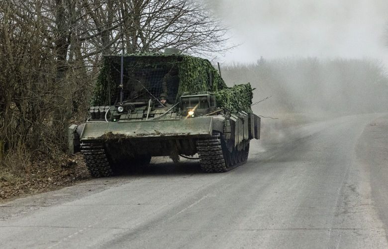FILE – A tank in the Kursk region of Russia, Dec. 1, 2024. Russia’s top military commander said on Saturday, April 26, that Moscow’s forces had retaken the last village that Ukraine was holding in the Kursk region of western Russia, though Ukrainian officials denied that their brazen campaign in the area had finally come to an end. (Nanna Heitmann/The New York Times) XNYT0790 XNYT0790