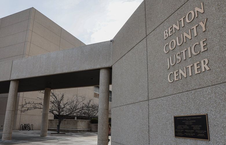 Tthe Benton County Justice Center in Kennewick, Washington, on February 7, 2024. 226101