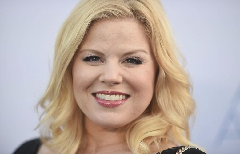 Megan Hilty arrives at the Project Angel Food Angel Awards on Saturday, Sept. 23, 2023, in Los Angeles. (Photo by Richard Shotwell/Invision/AP)
