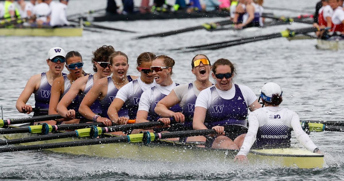 Washington men and women sweep Windermere Cup rowing races