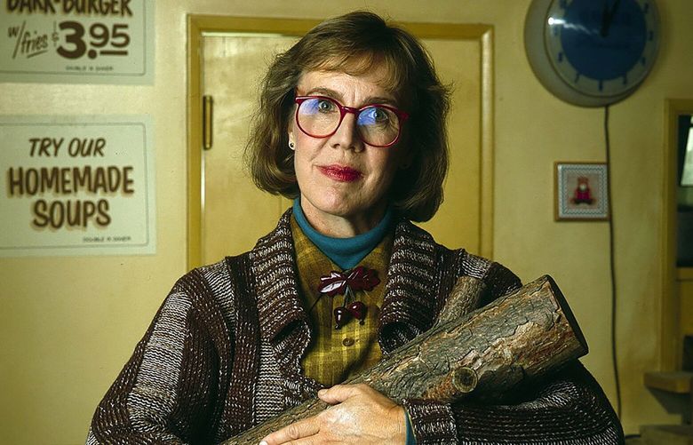 Catherine Coulson in a scene from “I Know Catherine, the Log Lady.” (Courtesy of Next Step Studios)
