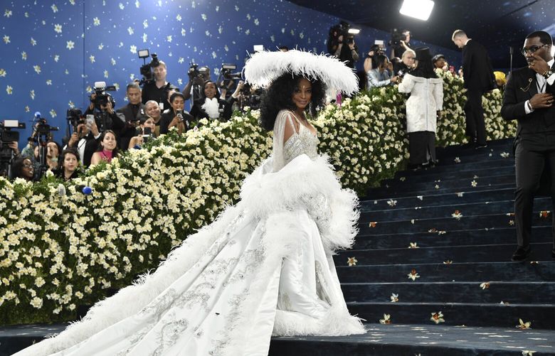 Diana Ross attends The Metropolitan Museum of Art’s Costume Institute benefit gala celebrating the opening of the “Superfine: Tailoring Black Style” exhibition on Monday, May 5, 2025, in New York. (Photo by Evan Agostini/Invision/AP) NYRA298 NYRA298