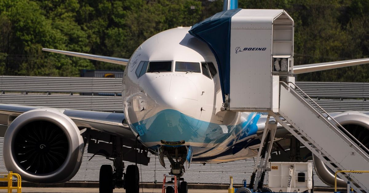 Boeing delivered 45 planes in April, including two to China