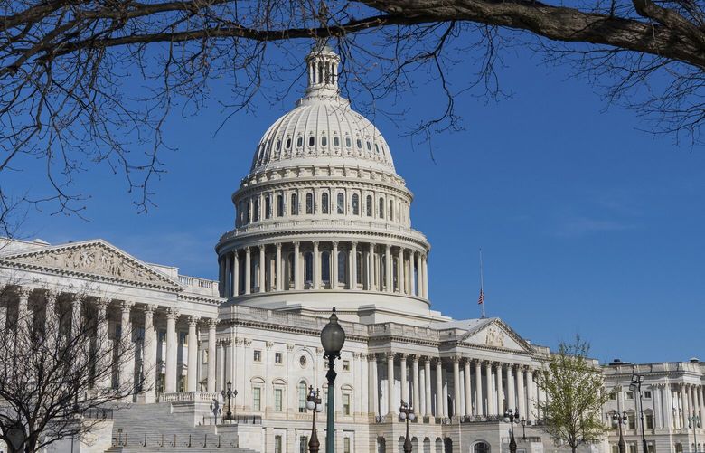FILE – The Capitol is seen in Washington, March 25, 2025. (AP Photo/J. Scott Applewhite, File) WX103 WX103