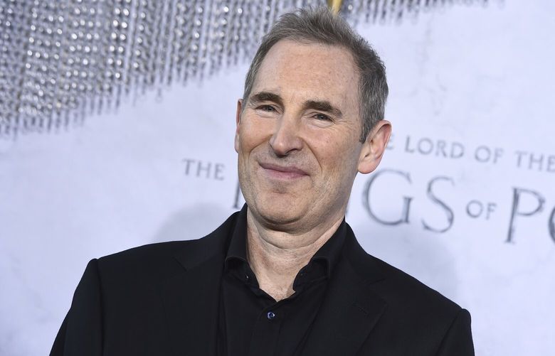 FILE – Andy Jassy, Amazon president and CEO, attends the premiere of “The Lord of the Rings: The Rings of Power” at The Culver Studios on Monday, Aug. 15, 2022, in Culver City, Calif. An administrative law judge ruled Wednesday, May 1, 2024, that Jassy violated labor law by making certain anti-union comments during media interviews two years ago. (Photo by Jordan Strauss/Invision/AP, File)