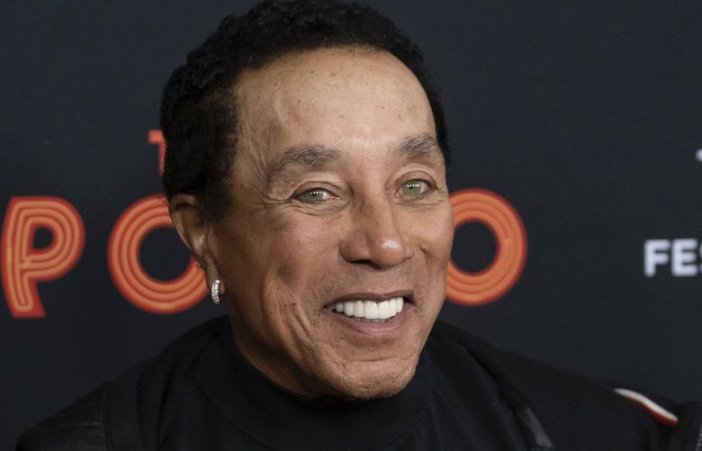 FILE – Smokey Robinson attends the screening for “The Apollo” during the 2019 Tribeca Film Festival on April 24, 2019, in New York. (Photo by Charles Sykes/Invision/AP, File) NYET220 NYET220
