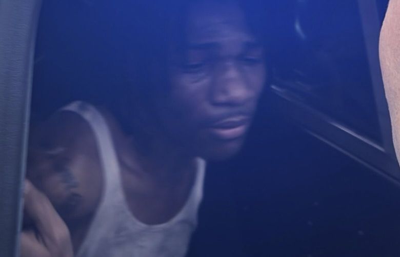 This image provided by Louisiana State Police shows one of New Orleans jail escapees, Kendall Myles, captured in the French Quarter Friday, May 16, 2025 in New Orleans. (Louisiana State Police via AP) XKS101 XKS101
