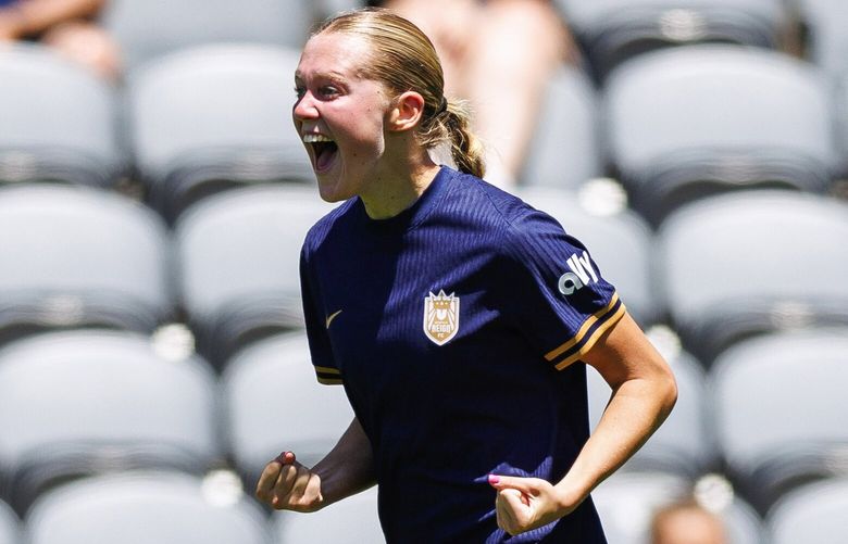 Rookie Maddie Dahlien scored her second career goal and the Reign came away with a 1-0 win Saturday May 17, 2025 against Racing Louisville FC at Lynn Family Stadium in Louisville.