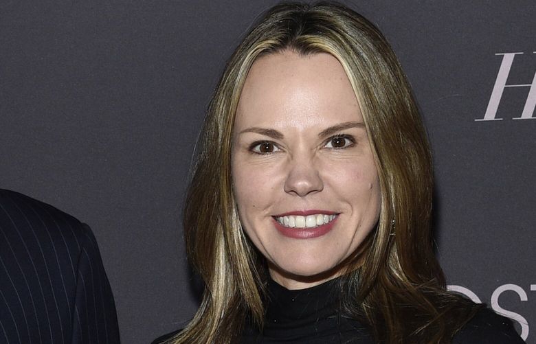 FILE – Wendy McMahon attends The Hollywood Reporter’s annual Most Powerful People in Media issue celebration in New York on May 17, 2022. (Photo by Evan Agostini/Invision/AP, File) NYDB101 NYDB101