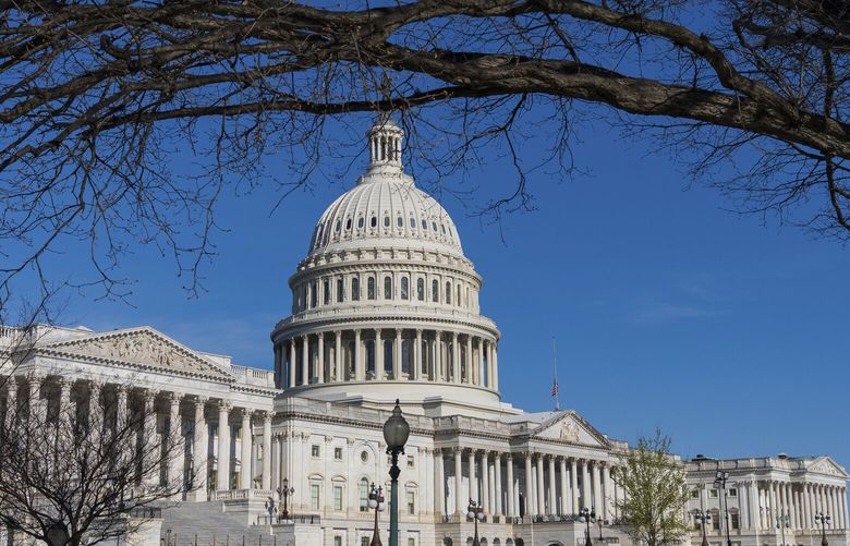 FILE – The Capitol is seen in Washington, March 25, 2025. (AP Photo/J. Scott Applewhite, File) WX103 WX103