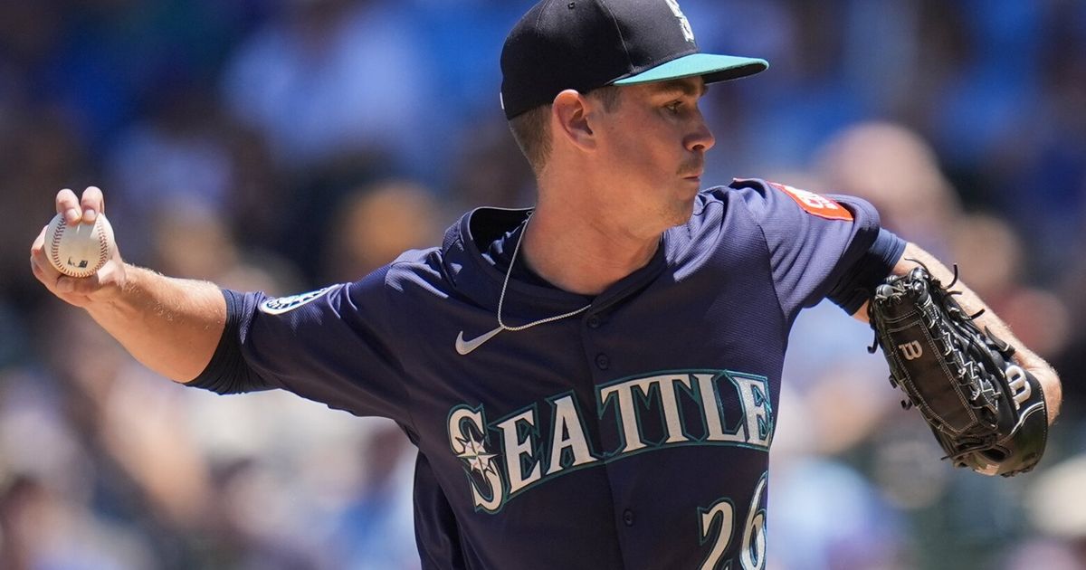 Cal Raleigh hits 30th HR, but Mariners fall to Cubs amid high winds, heat - The Seattle Times