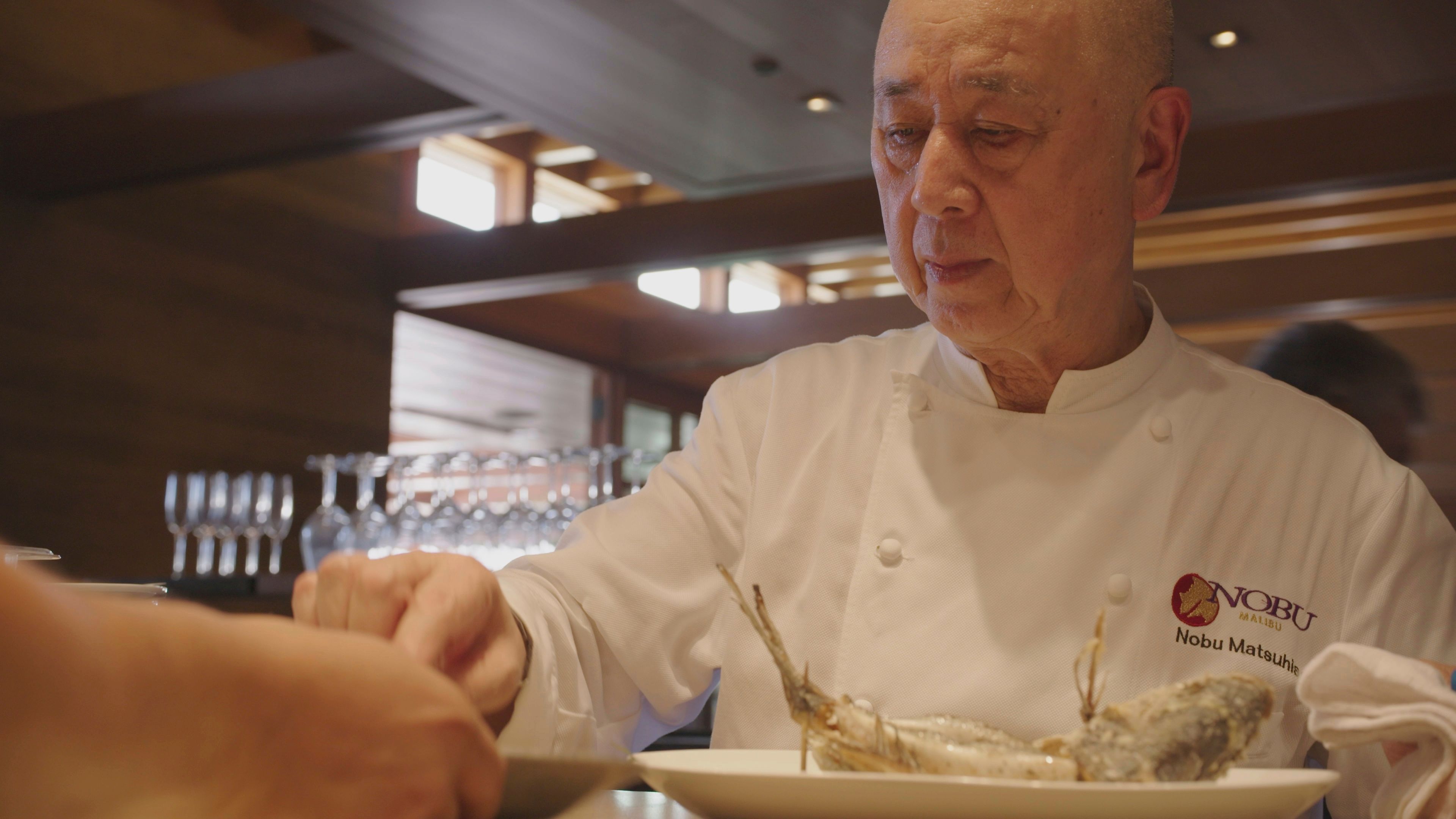 Chef Nobu serves his famous miso cod with a side of inspiration in