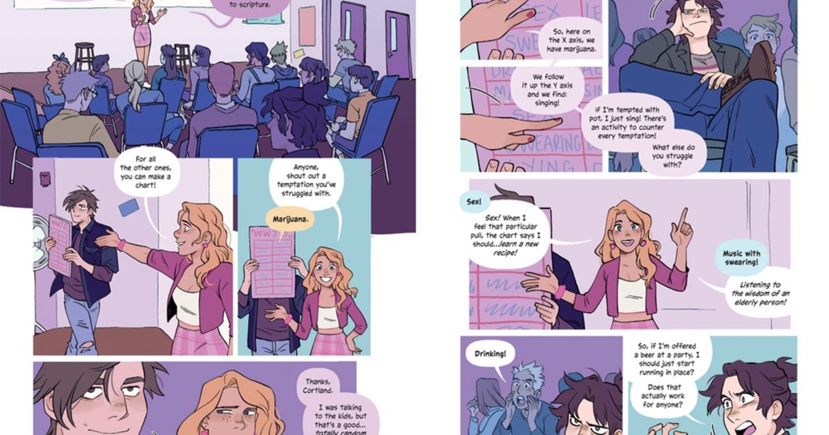 In ‘Youth Group’ comic, evangelical kids sing silly songs about Jesus, fight demons