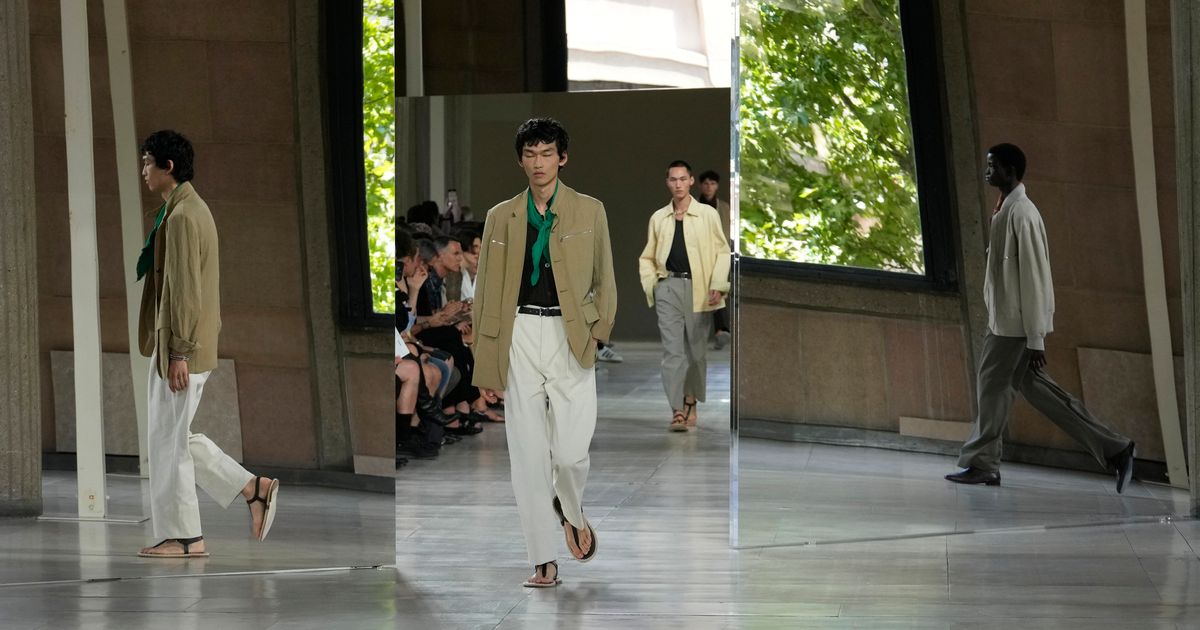 Photos on Paris runway reveal men’s Spring-Summer collections for 2026 ...