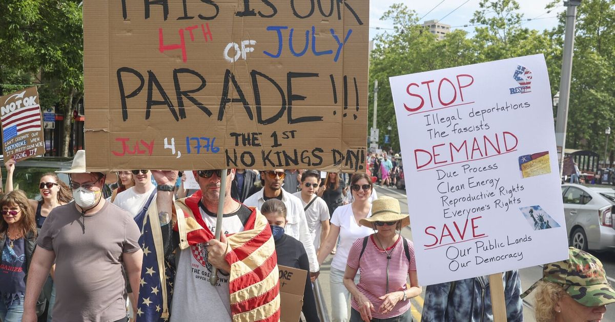 Für einige in Seattle ging es am 4. Juli um Protest statt um Feiern