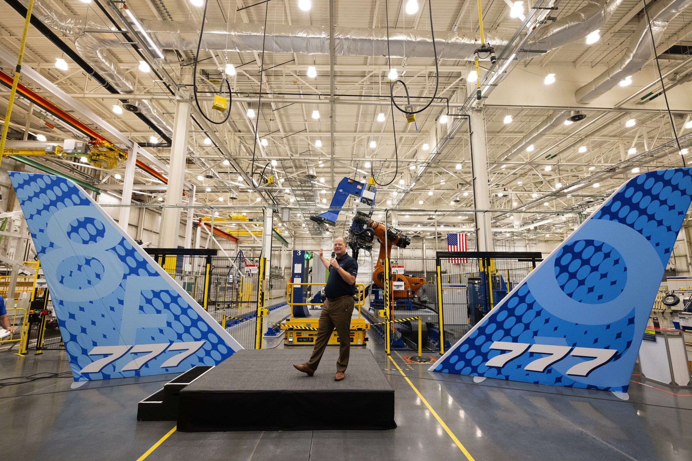 After years of 777X line delays, Boeing's new freighter hits