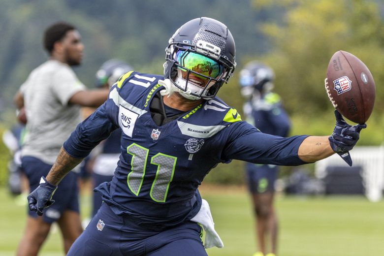 Can Jaxon Smith-Njigba become Seahawks' No. 1 with DK Metcalf gone? | The  Seattle Times