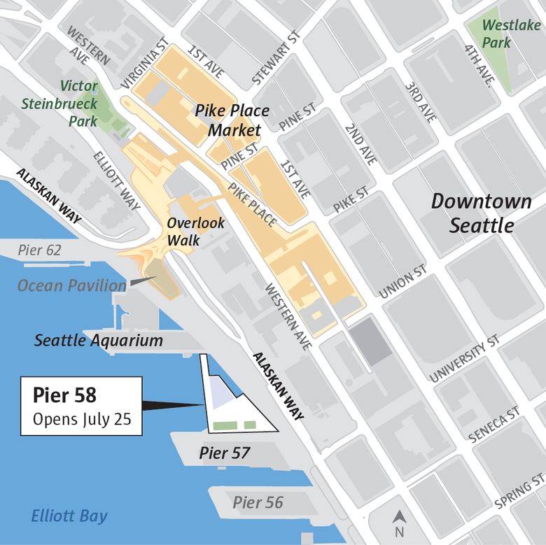 Seattle Pier Map Seattle Airport Map Terminal Seattle Airport (SEA)
