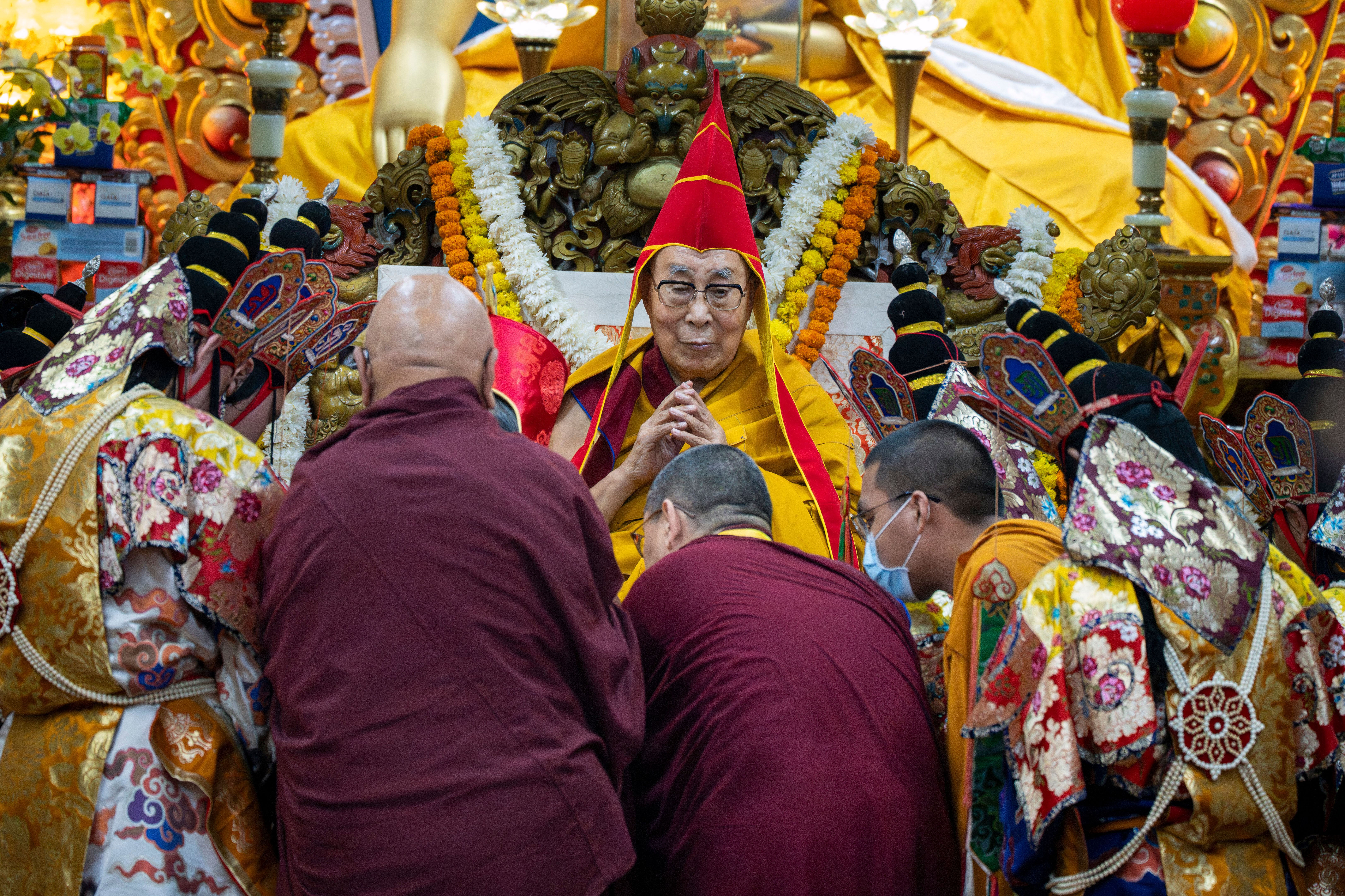 The Dalai Lama says he hopes to live more than 130 years ahead of