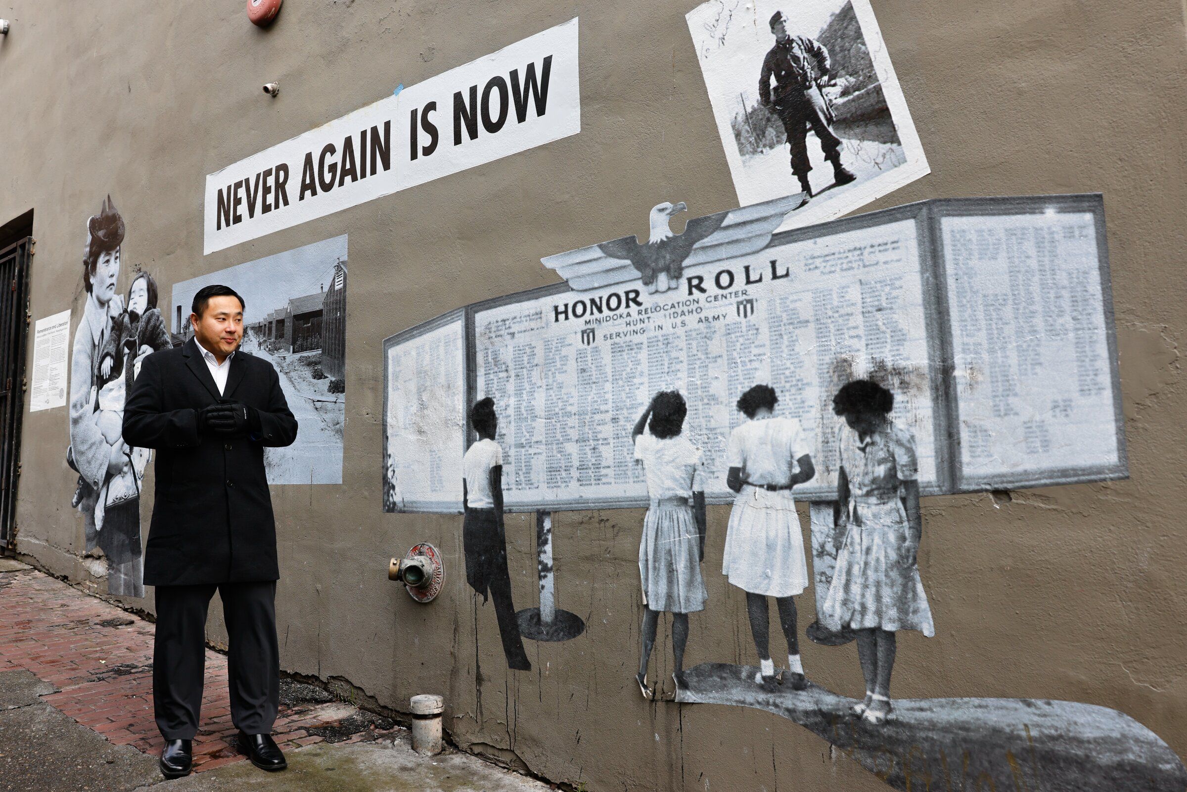 Seattle mural honoring WWII incarcerated Japanese Americans
