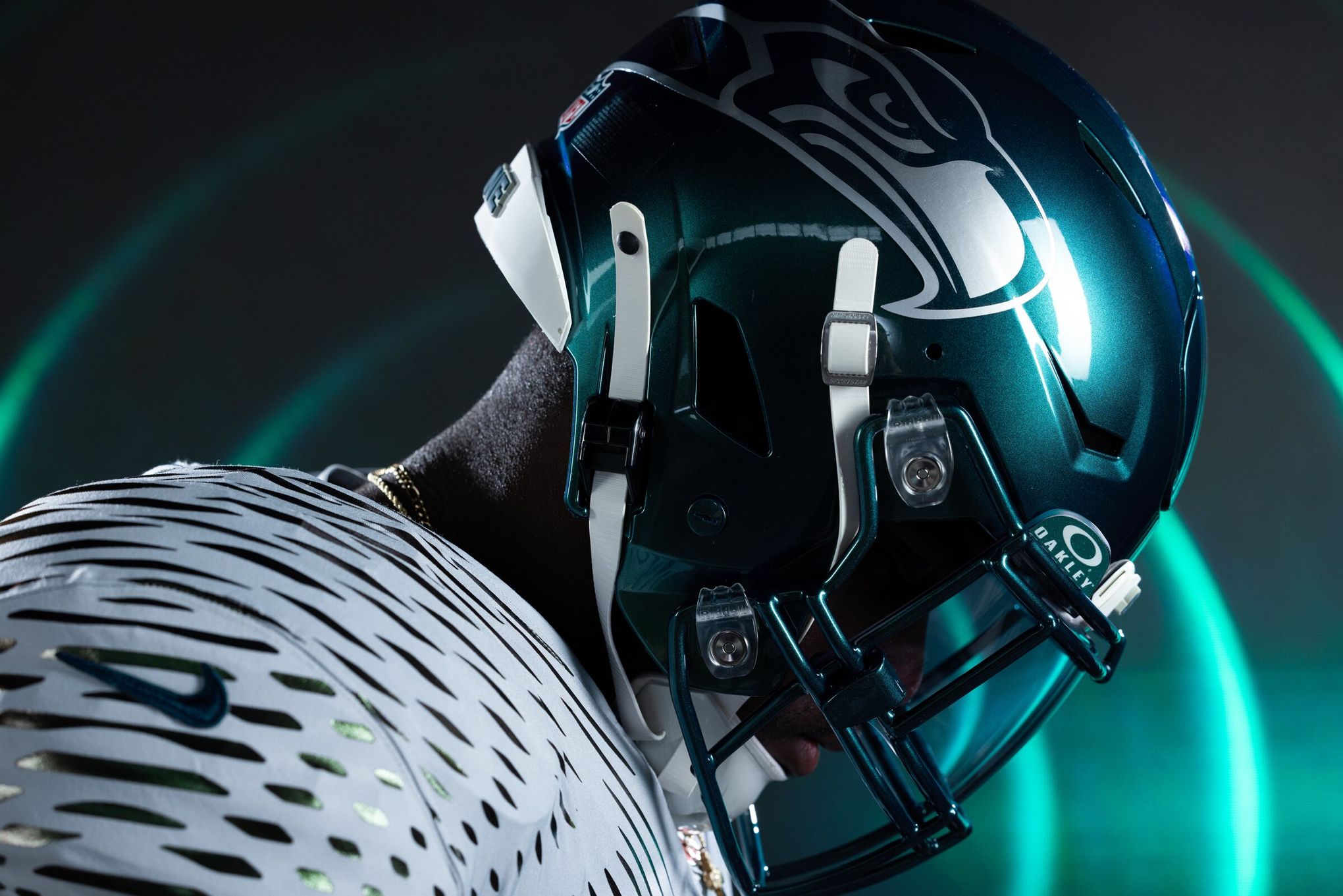 best football helmet background neon NFL Philadelphia Eagles Size:4 Inches Our posters are printed Cycling Glasses – HITWAY female