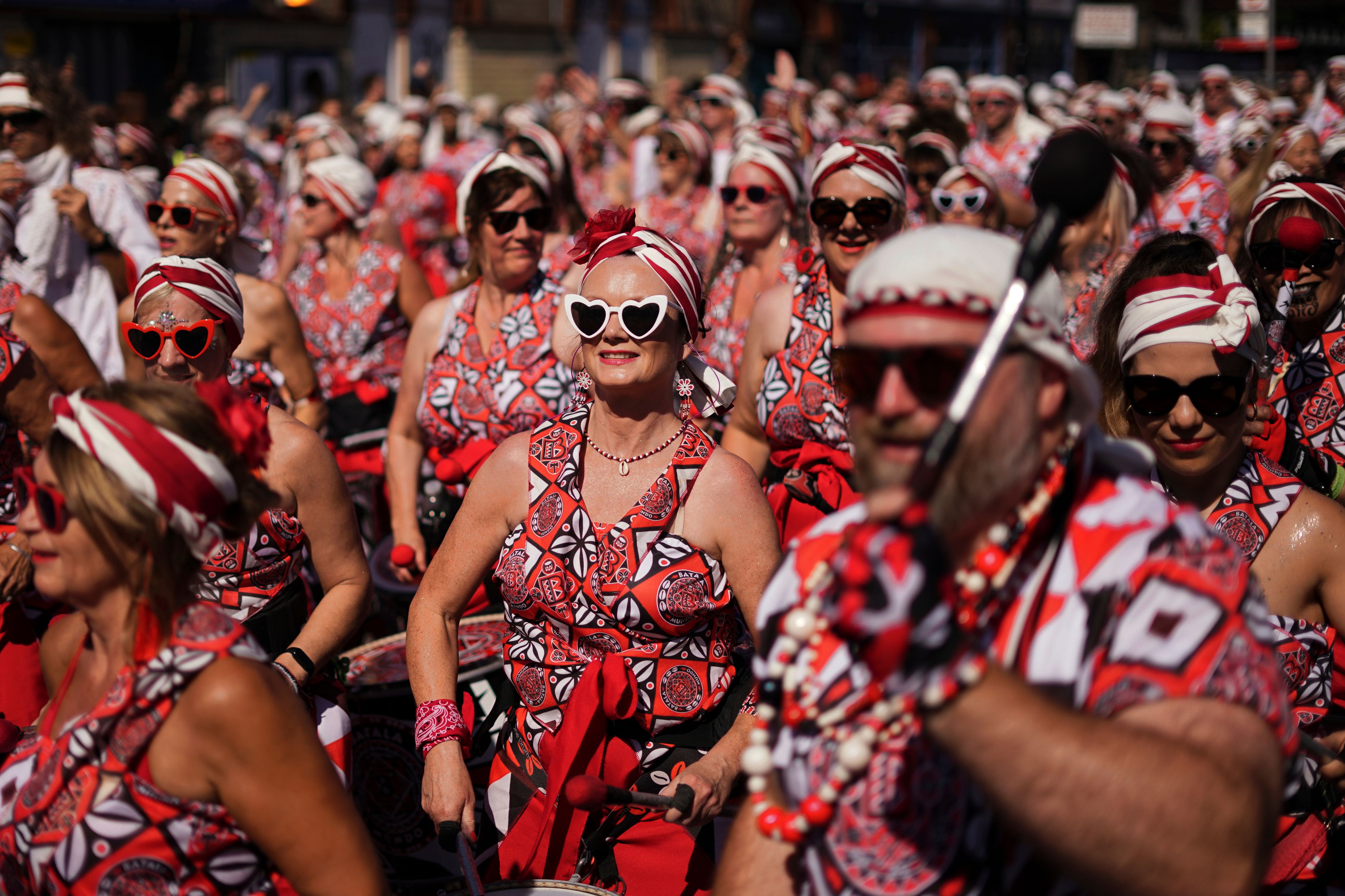 Photos show thousands celebrating Caribbean culture at London's