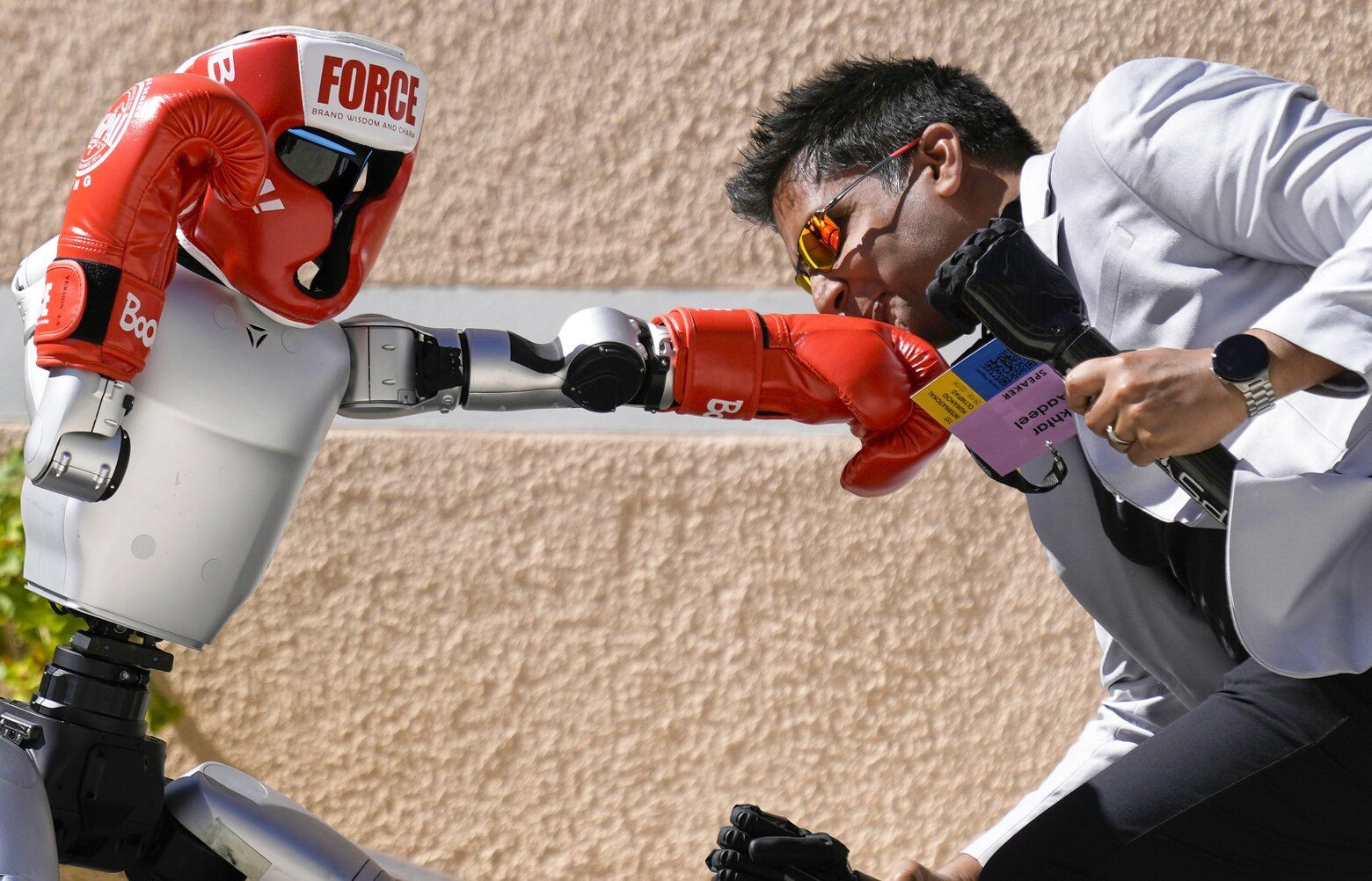 Humanoid robots showcase skills at Ancient Olympia | The Seattle Times