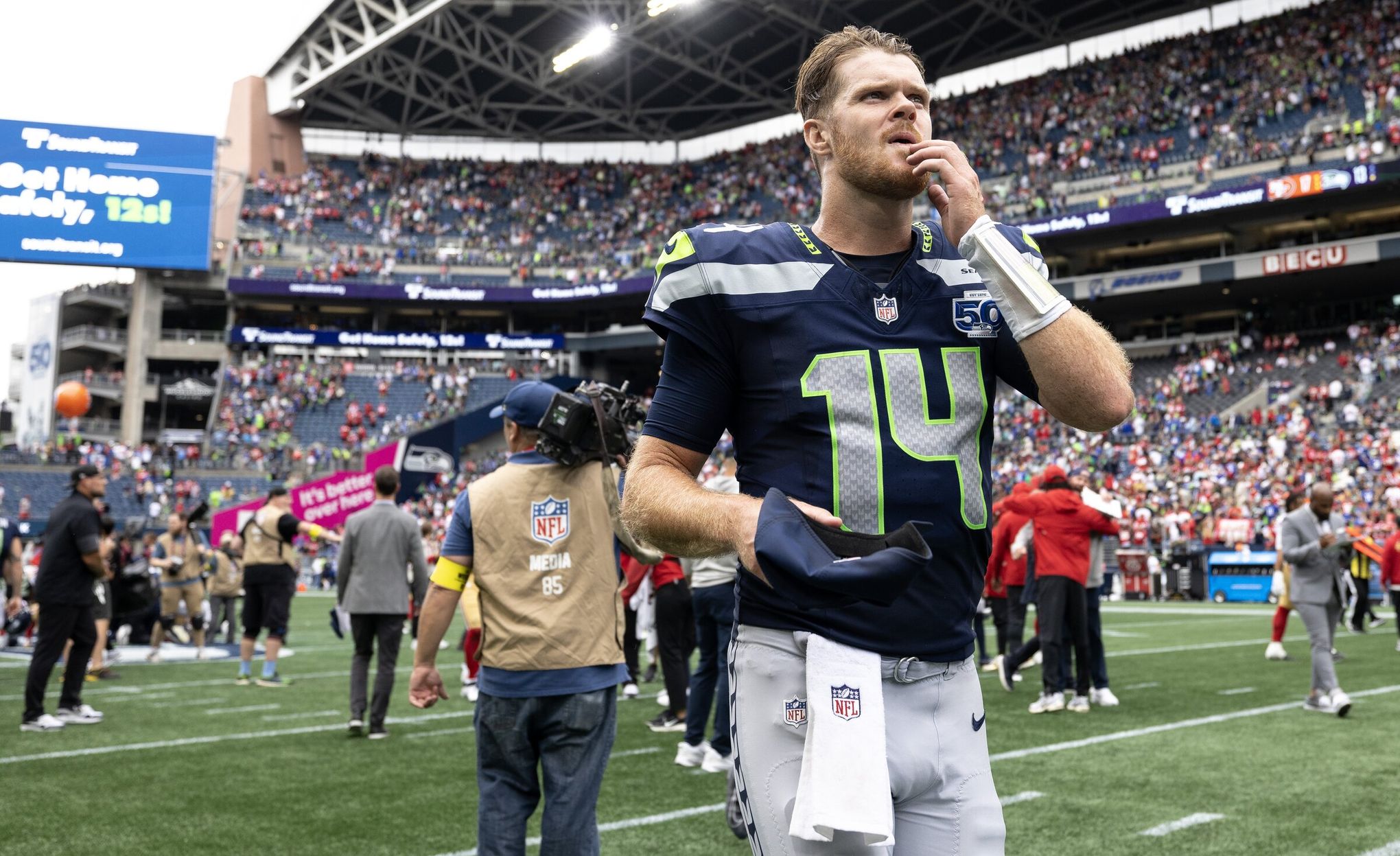What to make of Sam Darnold's debut with the Seahawks | The Seattle Times