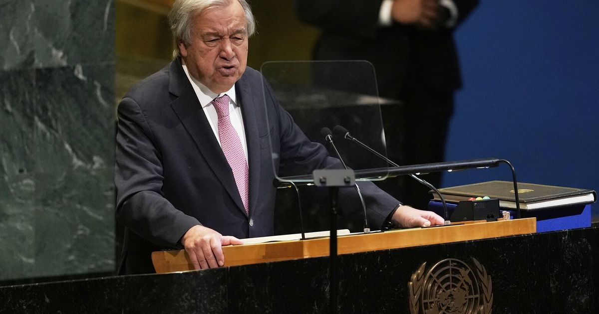 UN chief argues that investing in fighting poverty instead of wars would make a more secure world