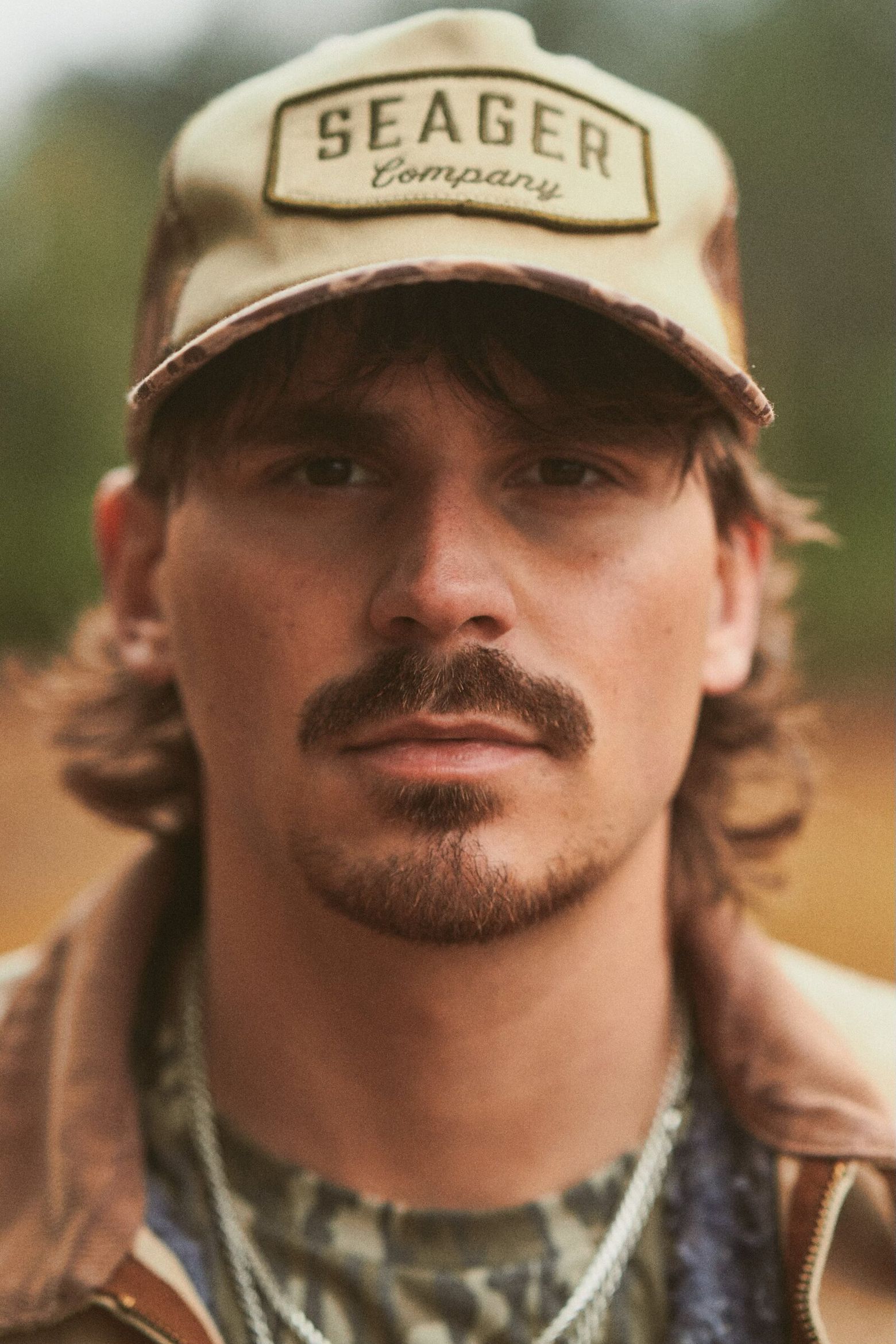 BRAND NEW Upcycled Tucker Wetmore Camo Hat Cap Western Country Music Tucker Wetmore x Embry Collab main image 4