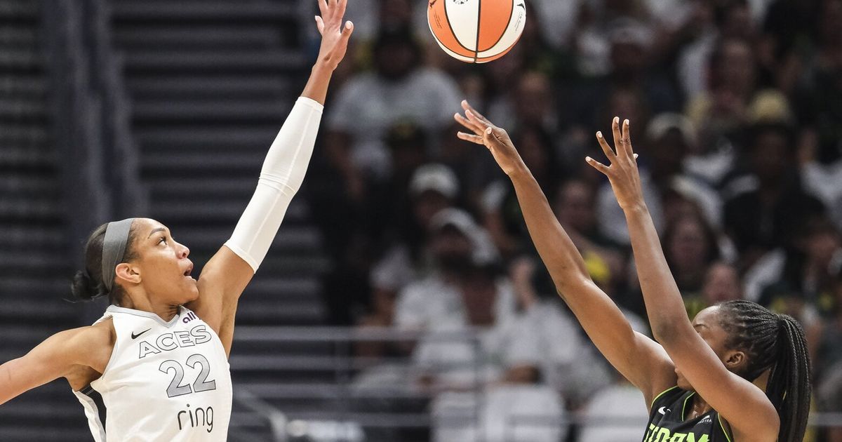 Photos Storm win Game 2 against Aces in WNBA Playoffs The Seattle Times