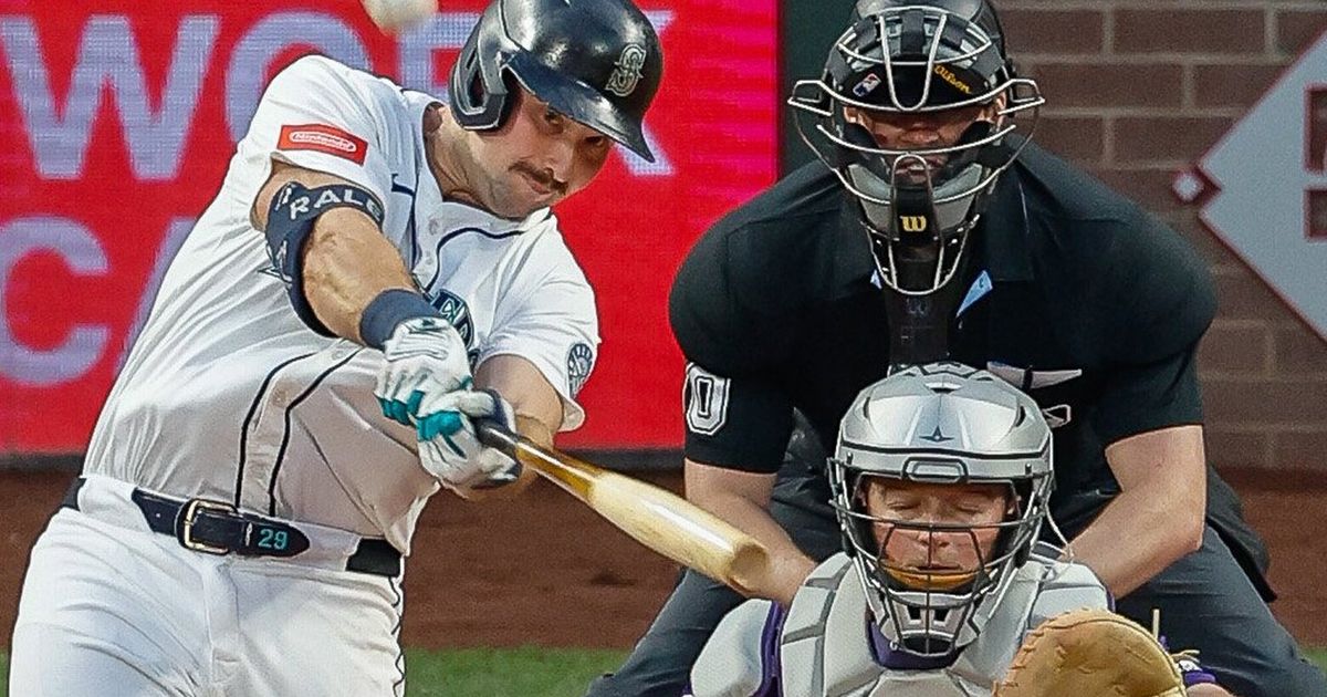 Cal Raleigh hits 59th and 60th homers to help Mariners clinch AL West ...